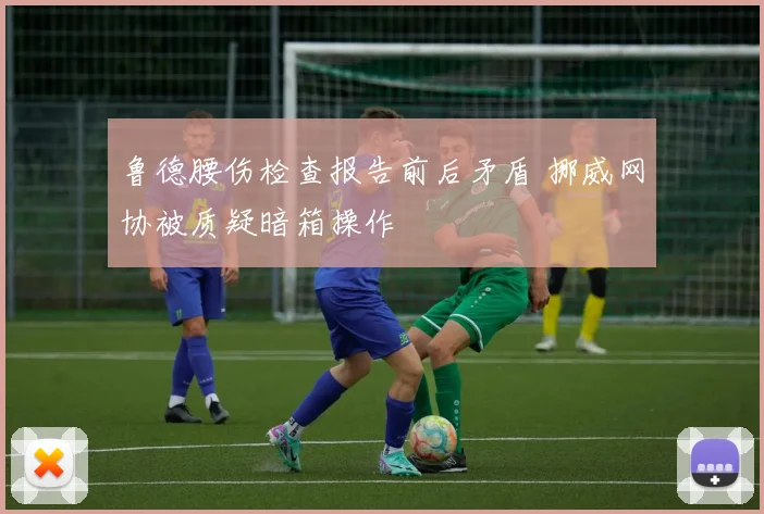 鲁德腰伤检查报告前后矛盾 挪威网协被质疑暗箱操作